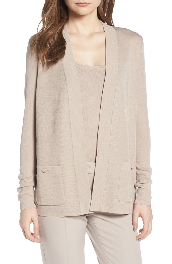 anne klein cardigan with pockets