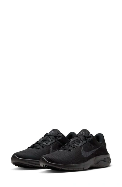 Nike Flex Experience Athletic Sneaker In Black/ Dk Smoke Grey