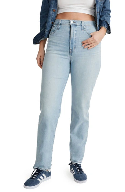 Madewell The Perfect Vintage High Waist Straight Leg Jeans In Cliffview Wash