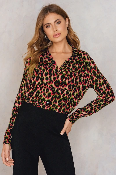 Samsoe & Samsoe Milly Aop Shirt Multicolor In Leopard Rouge | ModeSens