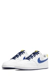 Nike Court Vision Next Nature Sneaker In White/ Hyper Royal/ Blue Void