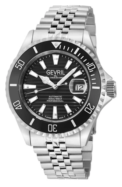 Gevril Chambers Swiss Automatic Bracelet Watch, 42mm In Silver