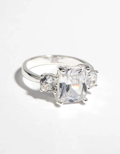Lovisa Silver Cubic Zirconia Engagement Ring