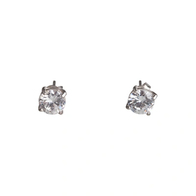 Lovisa 1ct Round Crystal Stud In Silver