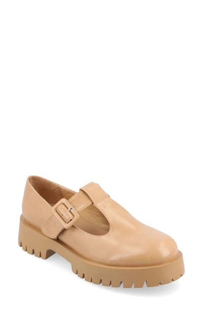 Journee Collection Suvi Mary Jane Loafer In Tan