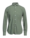 Dandylife By Barba Man Shirt Sage Green Size 15 Cotton