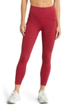 Spanx Booty Boost Active High Waist 7/8 Leggings In Sherry
