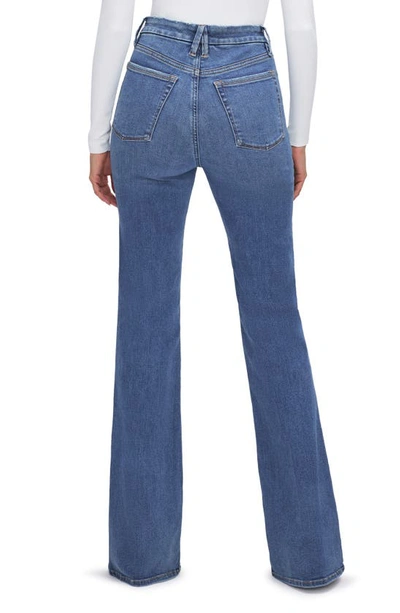 Good American Always Fits Good Classic High Waist Bootcut Jeans In Indigo534