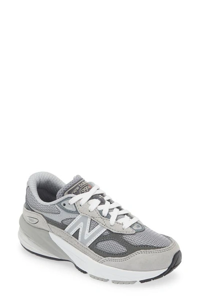 New Balance Kids' 990v6 Fuelcell Running Trainer In Grey