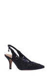 J. Reneé Vanani Slingback Pointed Toe Pump In Black