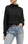 Equipment Mathilde Turtleneck Cashmere Sweater In True Black