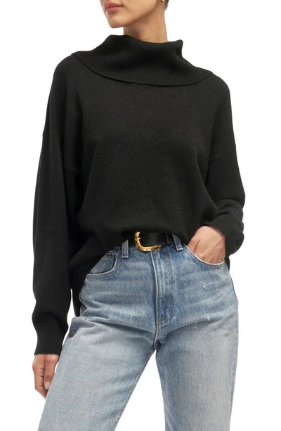 Equipment Mathilde Turtleneck Cashmere Jumper In True Black