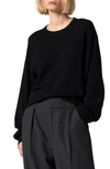 Equipment Elodie Crewneck Cashmere Sweater In Black