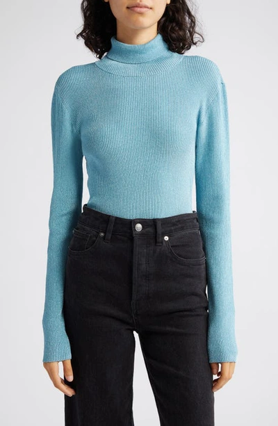 Gestuz Silvig Turtleneck Jumper In Chromium