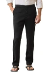 Tommy Bahama Beach Coast Stretch Linen & Cotton Pants In Black