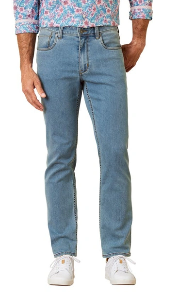 Tommy Bahama Boracay Beach Slim Straight Leg Jeans In Light Indigo Wash