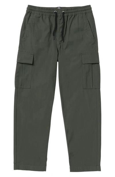 Volcom Kids' March Cargo Pants In Stealth