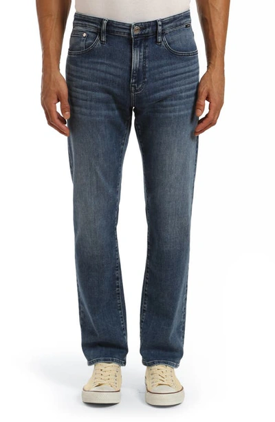 Mavi Jeans Zach Straight Leg Jeans In Mid Brushed