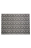 Chilewich Quilted Jacquard Area Rug In Tuxedo