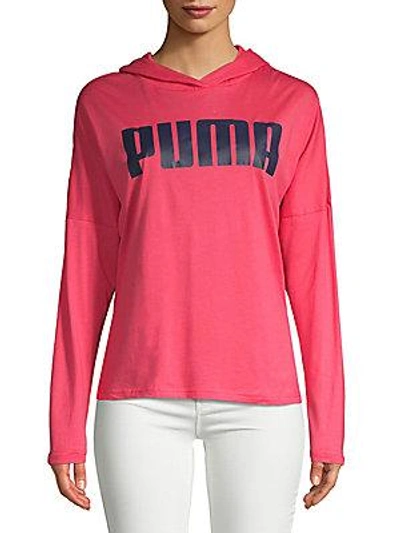 Puma Urban Sports Hoodie In Pink