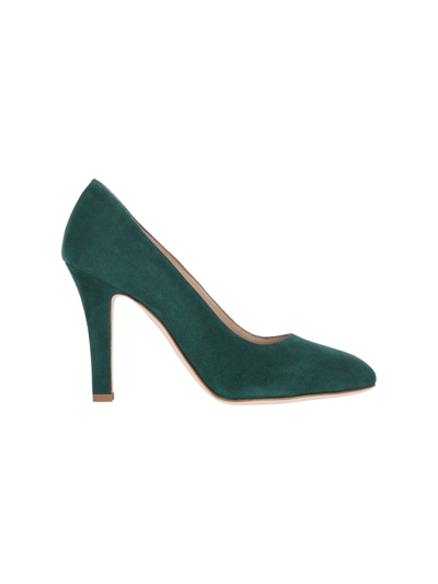 Manolo Blahnik Verin Suede Stiletto Pumps In Green