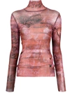 Jean Paul Gaultier Sweater In Burnt