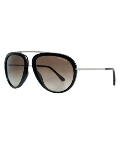 Tom Ford Unisex Stacy 57mm Sunglasses In Nocolor