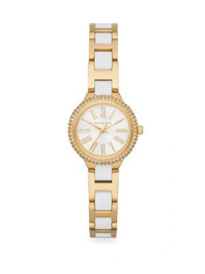 Michael Kors Taryn Goldtone Stainless Steel Bracelet Watch In Yellow Gold