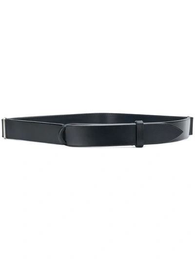 Orciani Bull No Buckle Belt In Blue