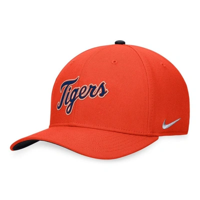 Nike Orange Detroit Tigers Classic99 Swoosh Performance Flex Hat
