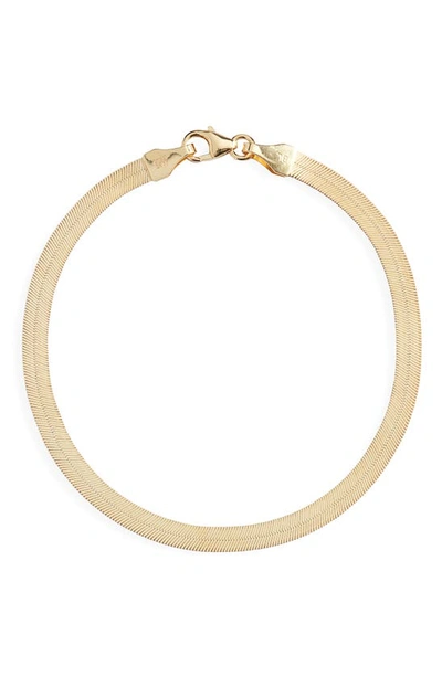 Bony Levy 14k Gold Herringbone Chain Bracelet In 14k Yellow Gold