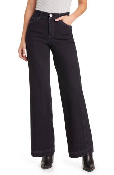 Wit & Wisdom 'ab'solution Skyrise Wide Leg Jeans In Indigo