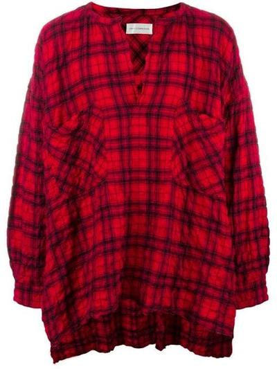 Faith Connexion Checked Shirt In Red