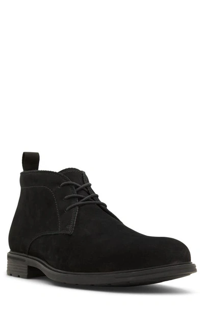 Aldo Charleroi Plain Toe Derby Boot In Black