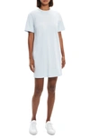Theory Stripe Perfect T Supima® Cotton T-shirt Dress In Dahlia Multi - 0ul