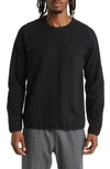 Zella Powertek Crewneck Sweatshirt In Black