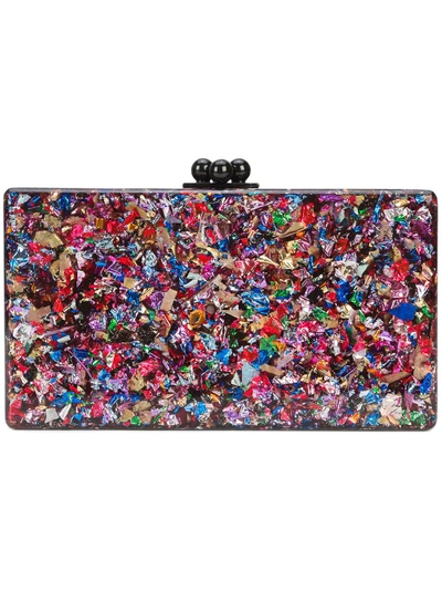 Edie Parker Jean Solid Clutch In Multicolour