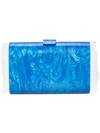 Edie Parker Lara Solid Clutch - Blue