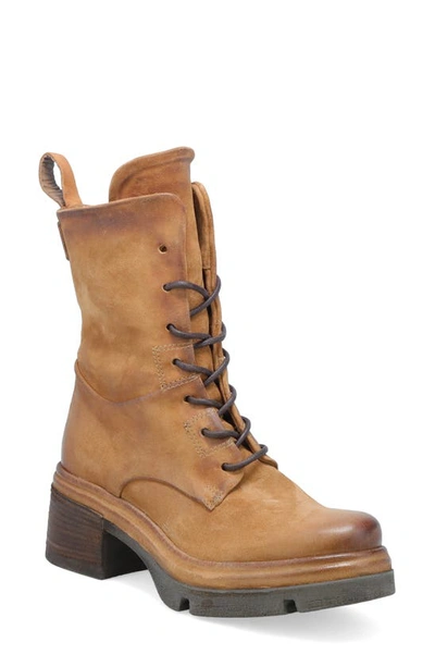 A.s.98 Elvin Lug Sole Bootie In Site Whiskey