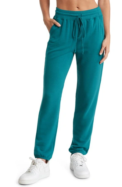 Beyond Yoga Weekend Sweatpants In Lunar Teal