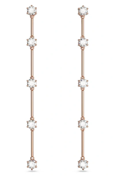 Swarovski Constella Drop Earrings In Gold
