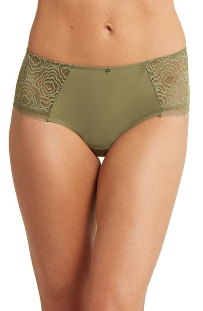 Shop Chantelle Lingerie C Jolie Hipster Briefs In Army Khaki-wq