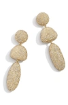 Baublebar Crystal Embellished Drop Earrings In Gold