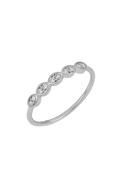 Bony Levy Monaco Diamond Stackable Ring In 18k White Gold