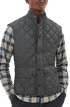 Barbour Lowerdale Slim Fit Quilted Vest In Grey