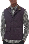 Barbour Lowerdale Slim Fit Quilted Vest In Fig