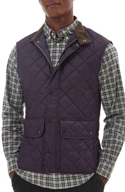 Barbour Lowerdale Slim Fit Quilted Vest In Fig