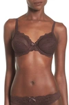 Chantelle Lingerie Rive Gauche Full Coverage Underwire Bra In Chocolate Brown