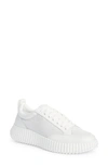 Steve Madden Shock Platform Sneaker In White