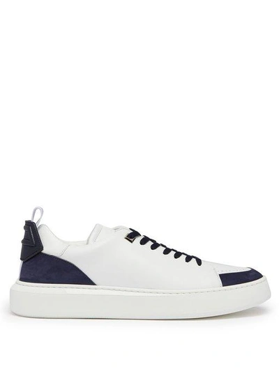 Buscemi Uno Sport Low-top Leather Trainers In White